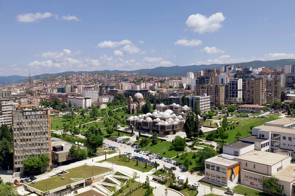 Pristina, la capitale du Kosovo.